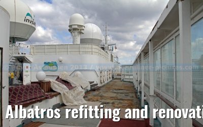Albatros refitting and renovation on the Blohm   Voss shipyard