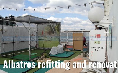 Albatros refitting and renovation on the Blohm   Voss shipyard