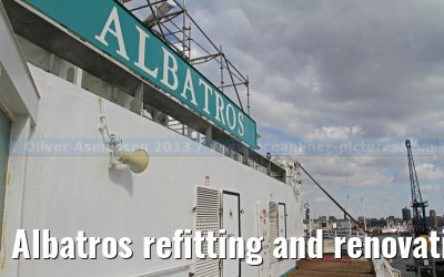 Albatros refitting and renovation on the Blohm   Voss shipyard