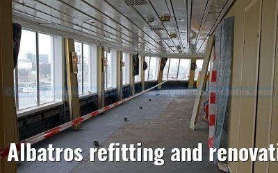 Albatros refitting and renovation on the Blohm   Voss shipyard