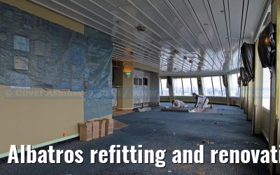 Albatros refitting and renovation on the Blohm   Voss shipyard