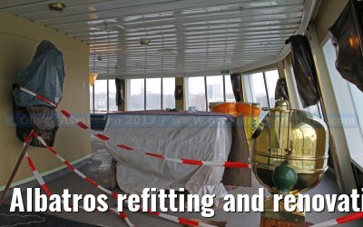 Albatros refitting and renovation on the Blohm   Voss shipyard
