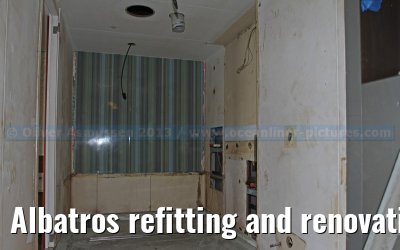 Albatros refitting and renovation on the Blohm   Voss shipyard