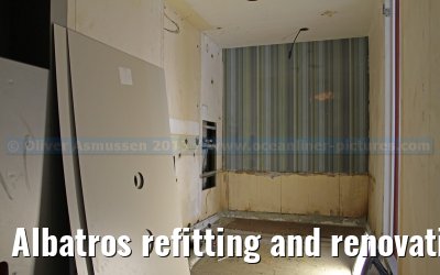 Albatros refitting and renovation on the Blohm   Voss shipyard