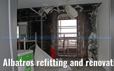 Albatros refitting and renovation on the Blohm   Voss shipyard