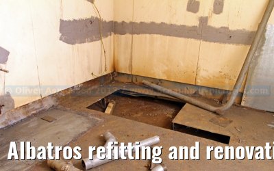 Albatros refitting and renovation on the Blohm   Voss shipyard