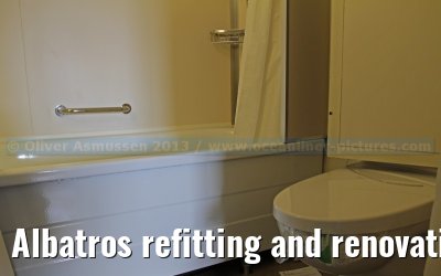 Albatros refitting and renovation on the Blohm   Voss shipyard