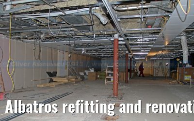 Albatros refitting and renovation on the Blohm   Voss shipyard