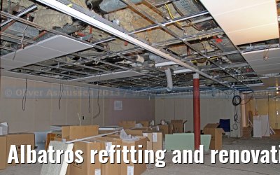 Albatros refitting and renovation on the Blohm   Voss shipyard