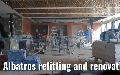 Albatros refitting and renovation on the Blohm   Voss shipyard