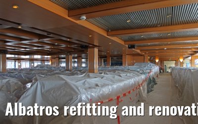 Albatros refitting and renovation on the Blohm   Voss shipyard