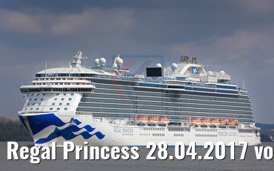 Regal Princess 28.04.2017 vor Lühe