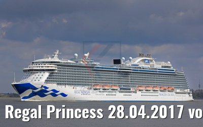 Regal Princess 28.04.2017 vor Lühe