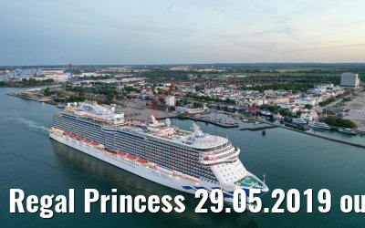 Regal Princess 29.05.2019 outbound Warnemuende
