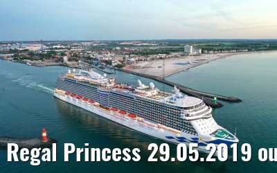 Regal Princess 29.05.2019 outbound Warnemuende