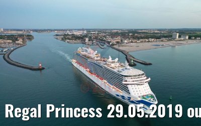 Regal Princess 29.05.2019 outbound Warnemuende
