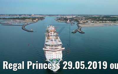 Regal Princess 29.05.2019 outbound Warnemuende