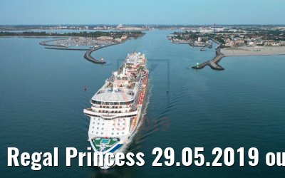 Regal Princess 29.05.2019 outbound Warnemuende