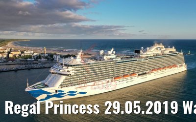 Regal Princess 29.05.2019 Warnemünde einlaufend
