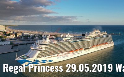 Regal Princess 29.05.2019 Warnemünde einlaufend