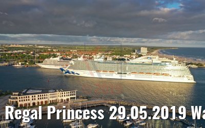 Regal Princess 29.05.2019 Warnemünde einlaufend