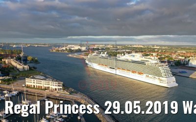 Regal Princess 29.05.2019 Warnemünde einlaufend