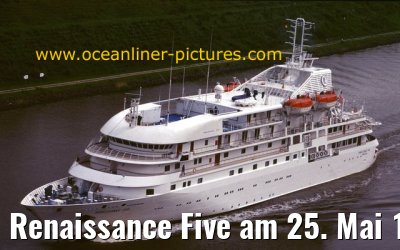 Renaissance Five am 25. Mai 1997 im Nord-Ostsee-Kanal