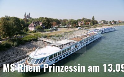 MS Rhein Prinzessin am 13.09.2016 in Speyer
