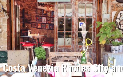 Costa Venezia Rhodes City and City Wall view 