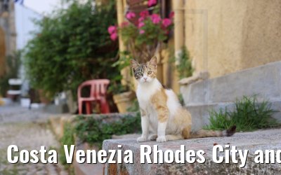 Costa Venezia Rhodes City and City Wall view 