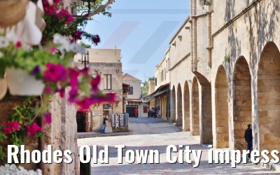 Rhodes Old Town City impressions