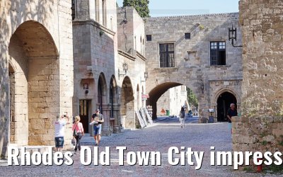 Rhodes Old Town City impressions