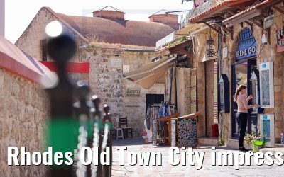 Rhodes Old Town City impressions