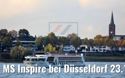 MS Inspire bei Düsseldorf 23.10.2020