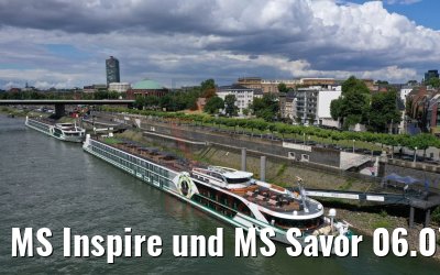 MS Inspire und MS Savor 06.07.2020 Düsseldorf