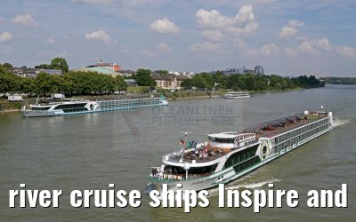 river cruise ships Inspire and Anesha 25.06.2015 Bonn