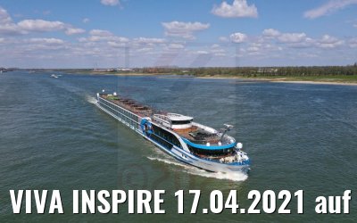 VIVA INSPIRE 17.04.2021 auf dem Rhein