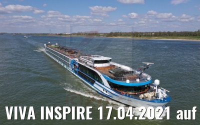 VIVA INSPIRE 17.04.2021 auf dem Rhein