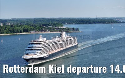 Rotterdam Kiel departure 14.06.2023