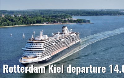 Rotterdam Kiel departure 14.06.2023