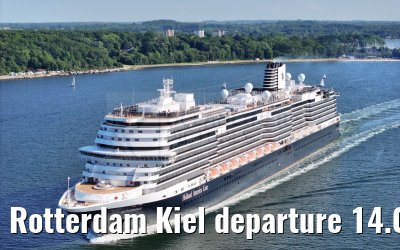 Rotterdam Kiel departure 14.06.2023