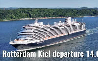 Rotterdam Kiel departure 14.06.2023