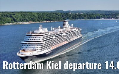 Rotterdam Kiel departure 14.06.2023