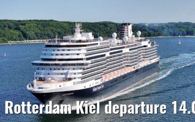 Rotterdam Kiel departure 14.06.2023