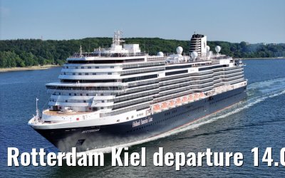 Rotterdam Kiel departure 14.06.2023