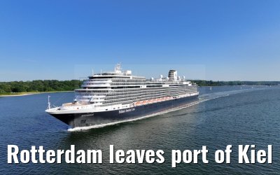 Rotterdam leaves port of Kiel 14.06.2023