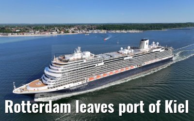 Rotterdam leaves port of Kiel 14.06.2023