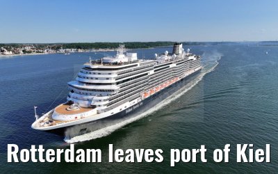 Rotterdam leaves port of Kiel 14.06.2023
