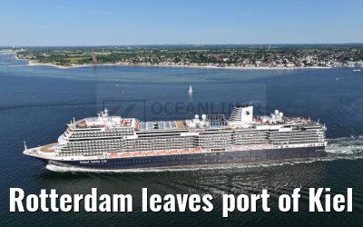 Rotterdam leaves port of Kiel 14.06.2023