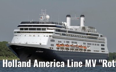 Holland America Line MV "Rotterdam" departing Rotterdam, 14. June 2011